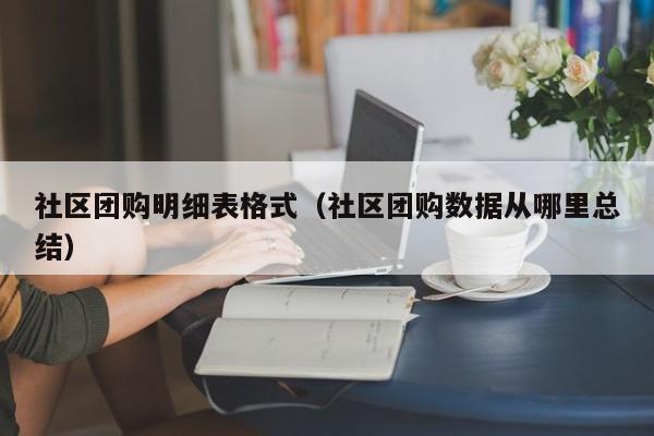 社区团购明细表格式（社区团购数据从哪里总结）